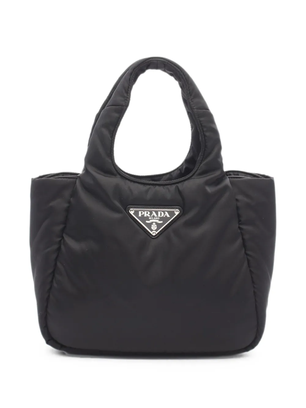 Prada Pre-Owned 2010s Re-Nylon padded tote bag - Nero