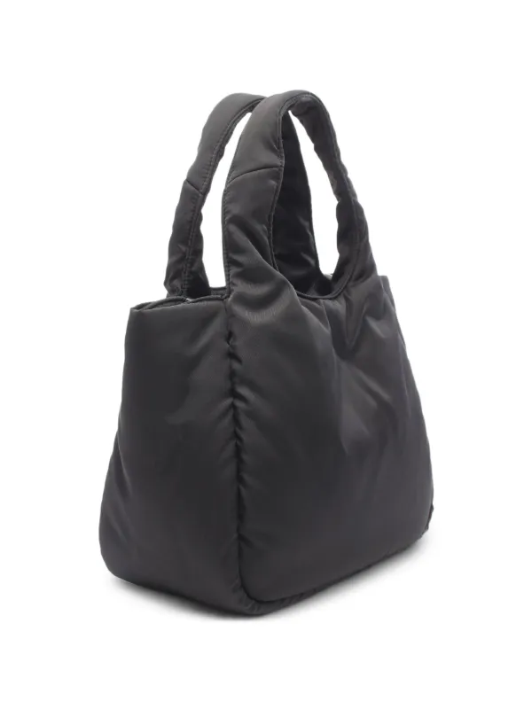 プラダ:2010 Limited Editionナイロンバッグ Prada Pre-Owned 2010s Re-Nylon Padded Tote Bag | Black | FARFETCH