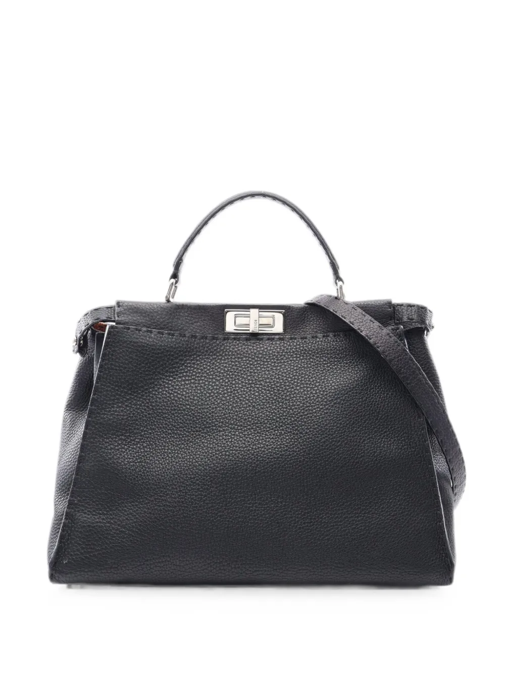 Fendi Pre-Owned 2000s large Selleria Peekaboo tote bag - Nero