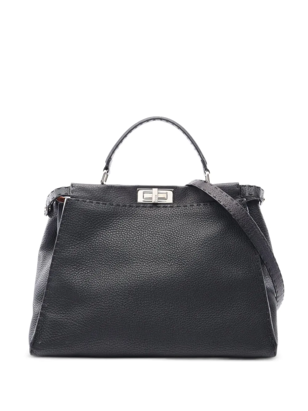 Fendi Pre-Owned 2000s large Selleria Peekaboo tote bag - Nero