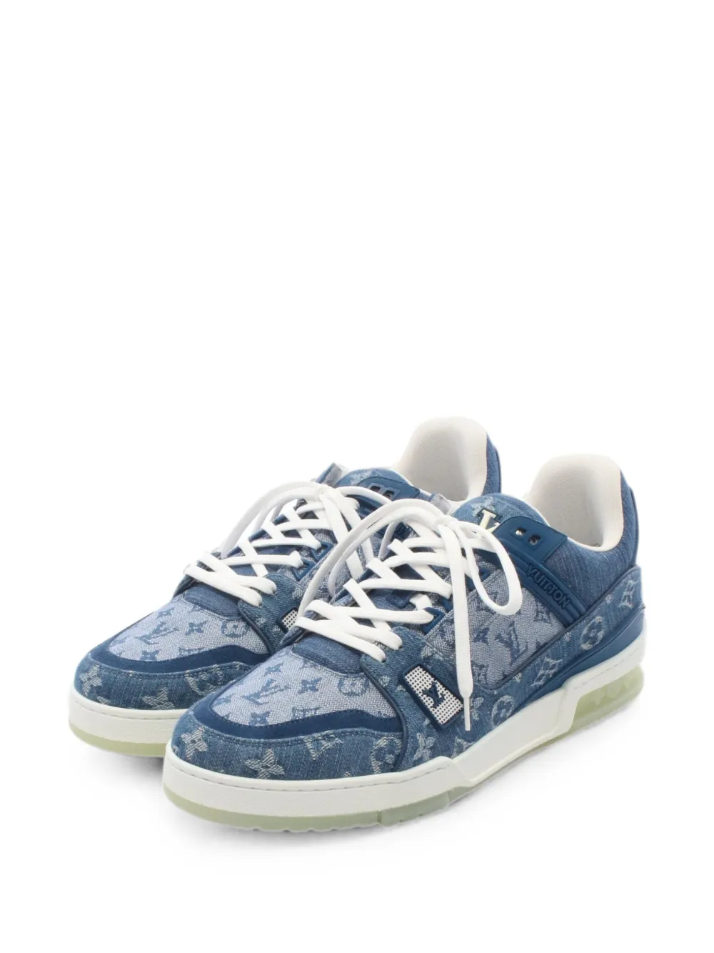 Louis Vuitton Pre-Owned 2020 Line Monogram low-top sneakers - Blau
