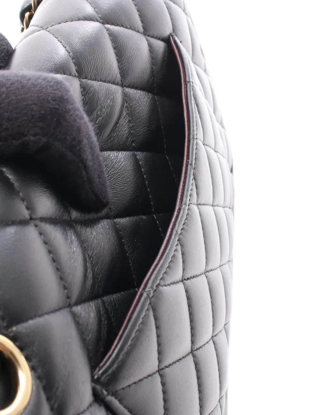 CHANEL Pre-Owned 2018 Matelassé Flap schoudertas Zwart