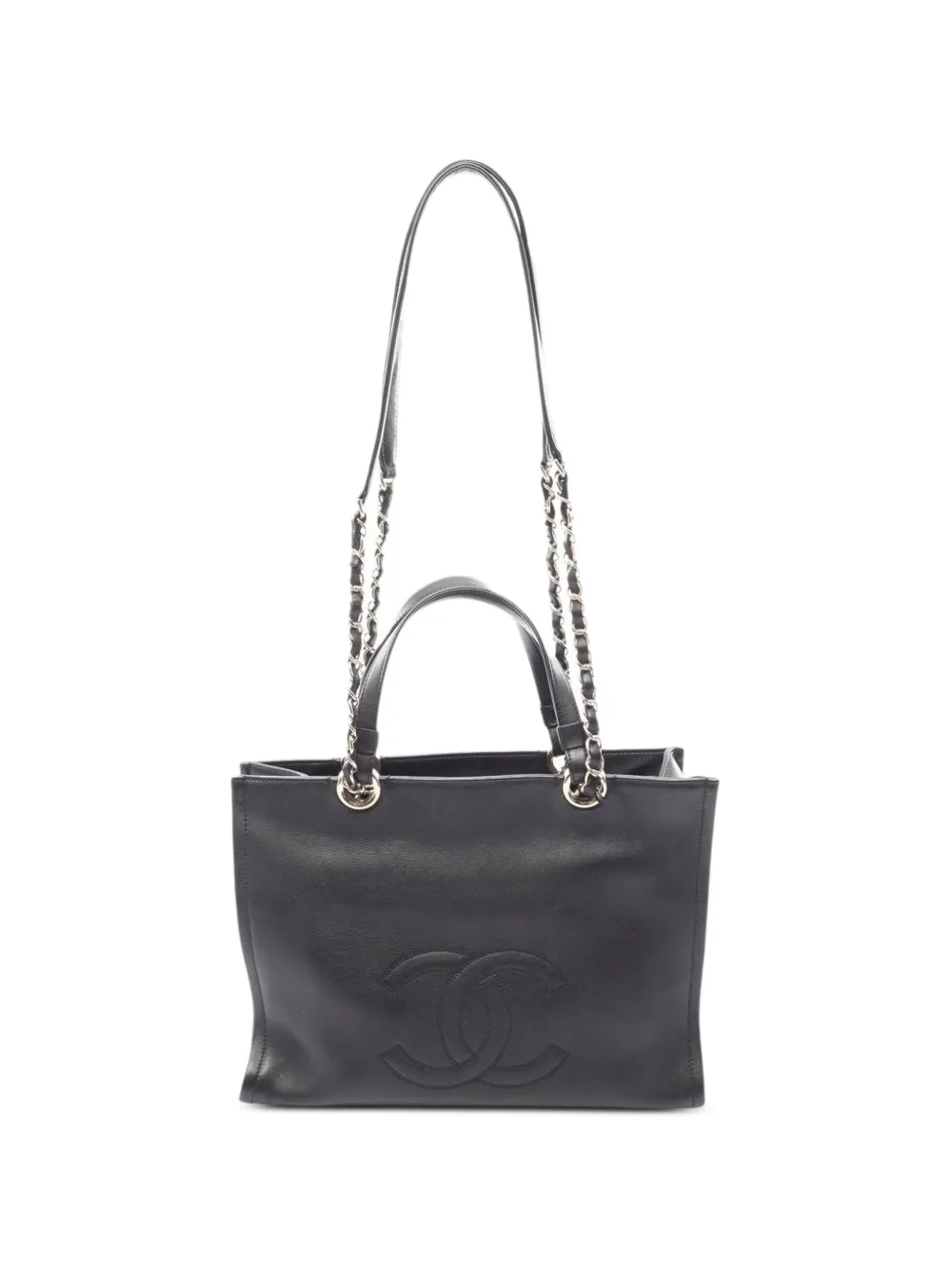 CHANEL Pre-Owned Coco-mark chain tote bag - Nero