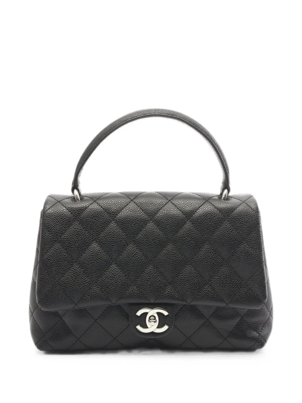 CHANEL Pre-Owned 2006-2008 quilted leather handbag - Nero
