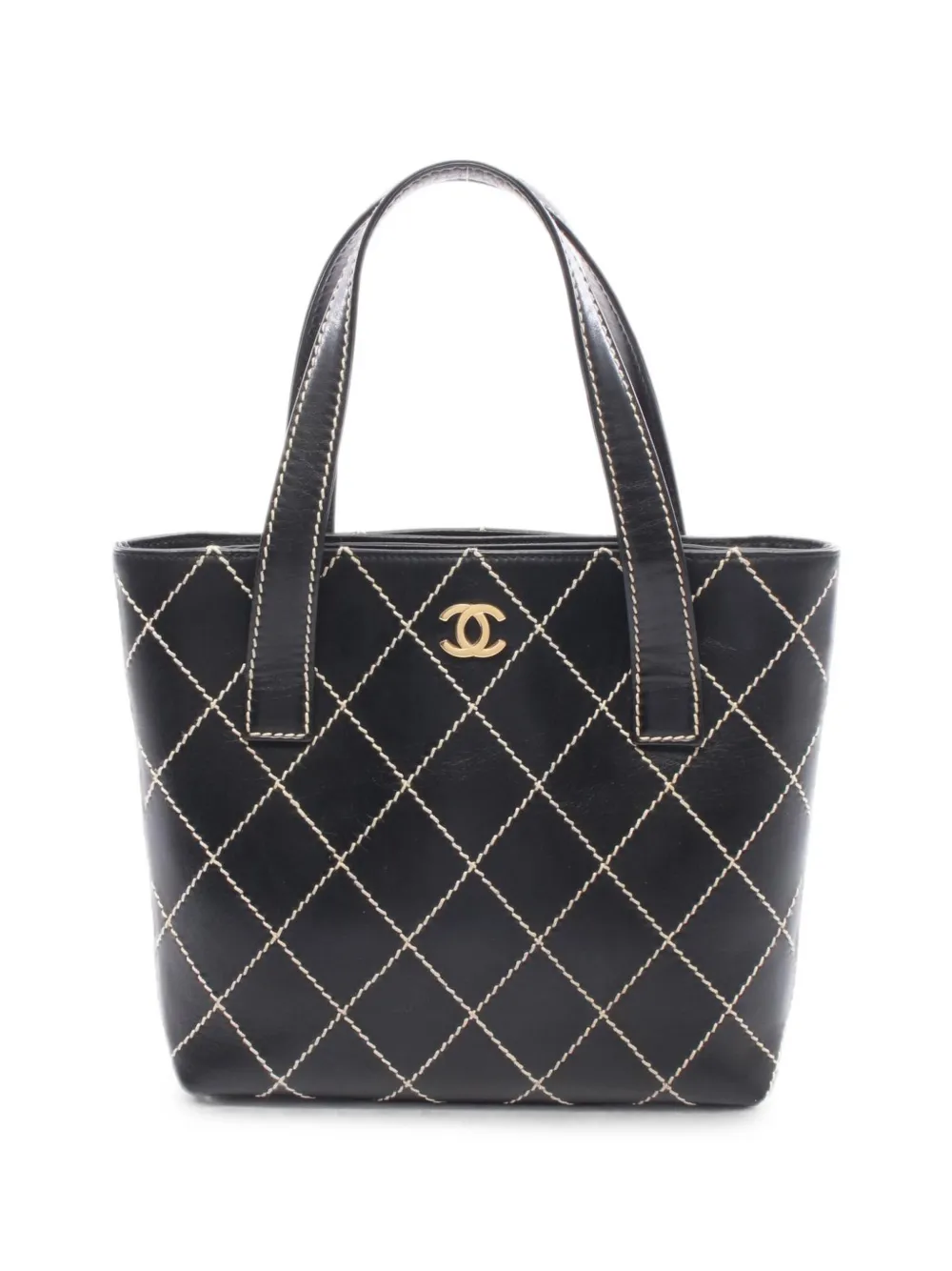 CHANEL Pre-Owned 2002-2003 Wild Stitch tote bag - Nero