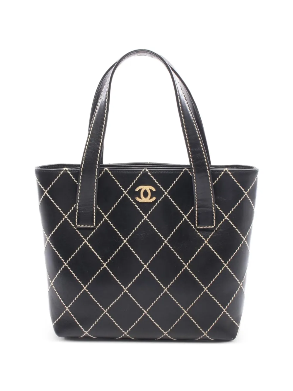 CHANEL Pre-Owned 2002-2003 Wild Stitch tote bag - Nero