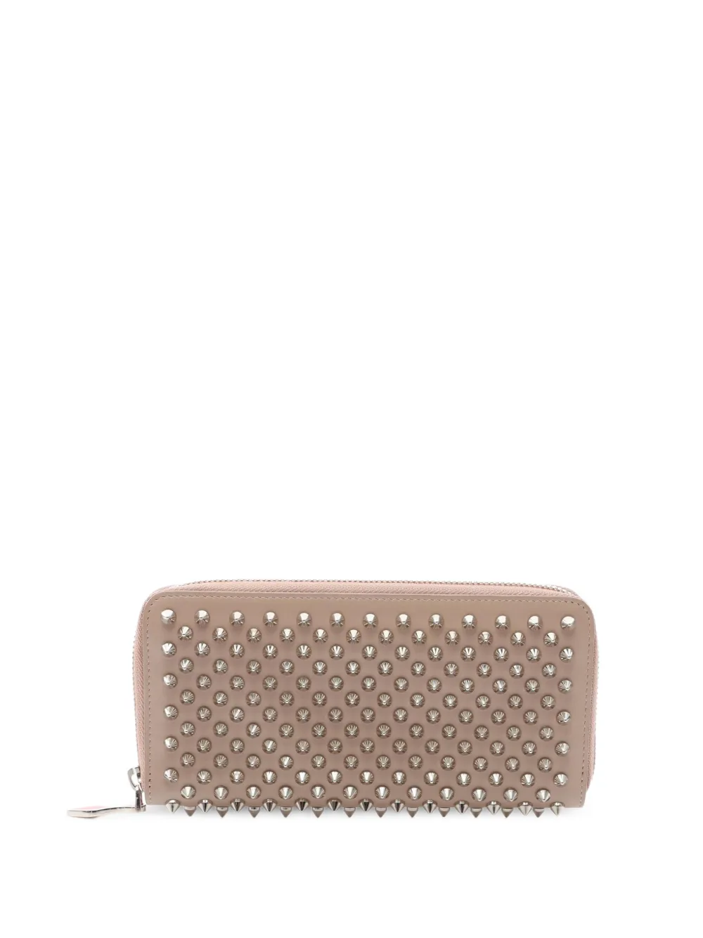 Christian Louboutin Pre-Owned 2000s Panettone Portemonnaie mit Nieten - Nude
