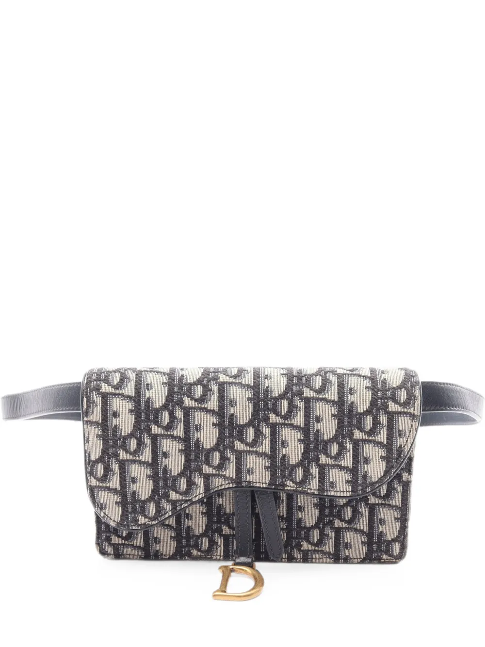 Christian Dior Pre-Owned 2000s Saddle Oblique belt bag - Blu