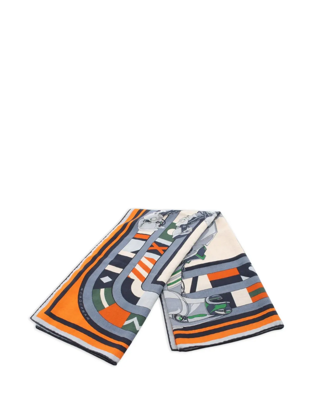 Hermès Pre-Owned 2010s Robocabar scarf - Nude