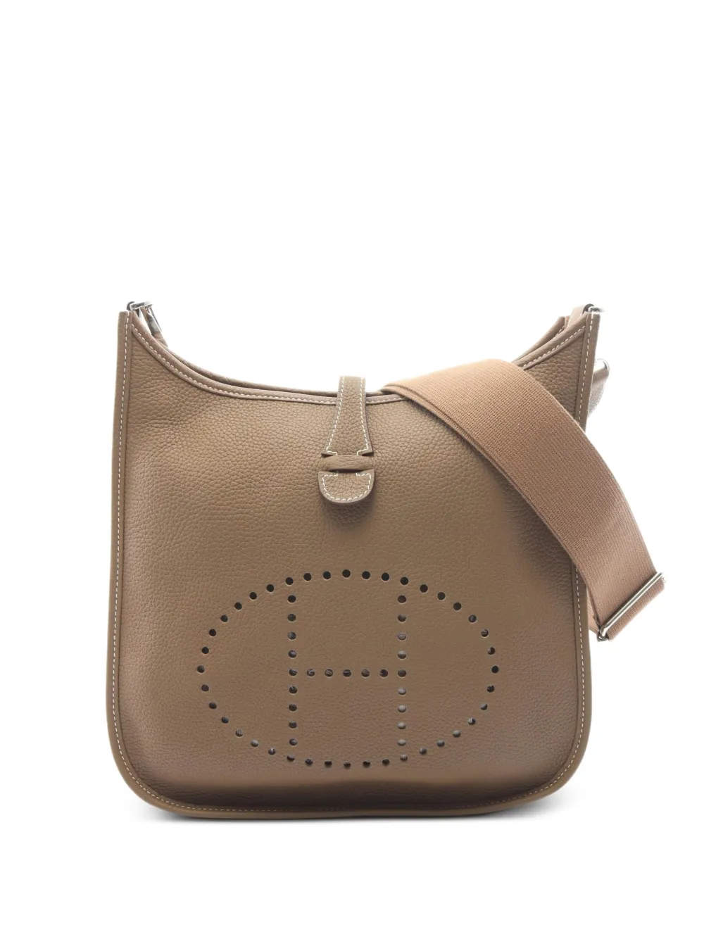 Hermès Pre-Owned 2020 PM Evelyne 3 cross body bag - Nude