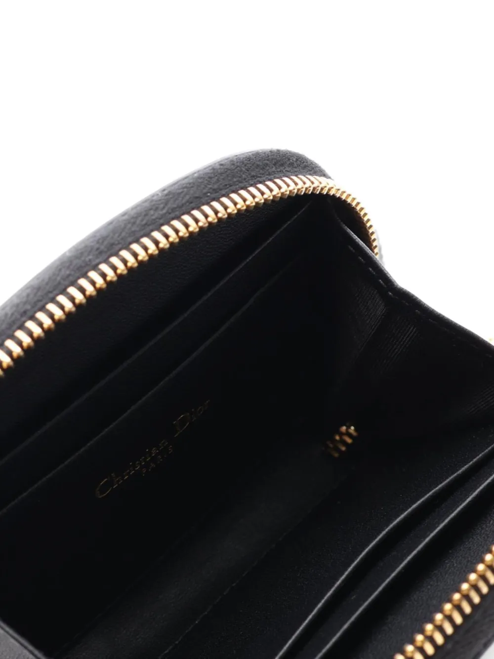 Dior Pre-owned 2010s 30 Montaigne Coin Purse in Black, view 3