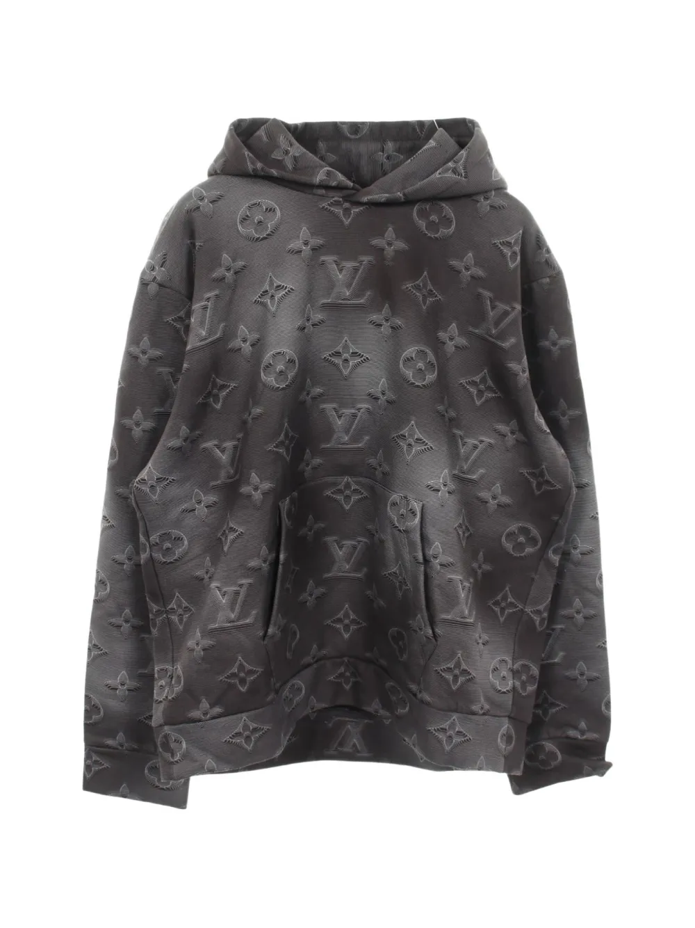 Louis Vuitton Pre-Owned 2010s 3D Monogram hoodie - Schwarz