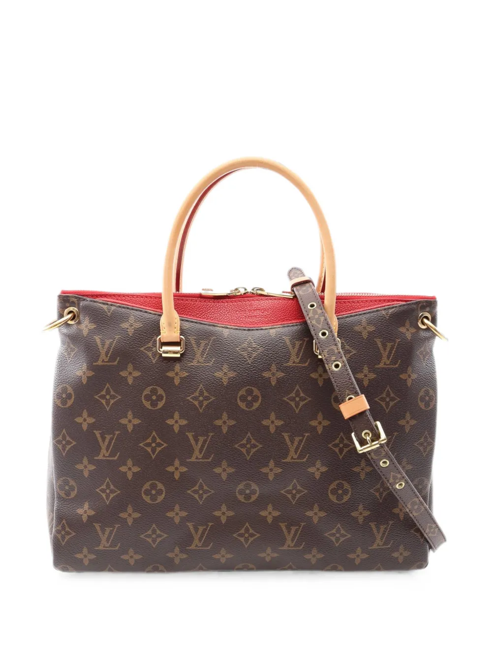 Louis Vuitton Pre-Owned 2014 Pallas monogram tote bag - Braun
