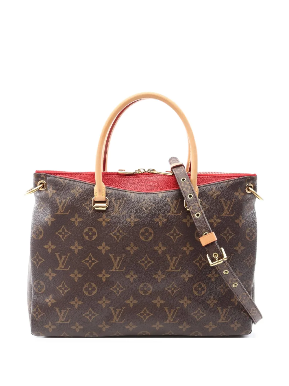 Louis Vuitton Pre-Owned 2014 Pallas monogram tote bag - Brown