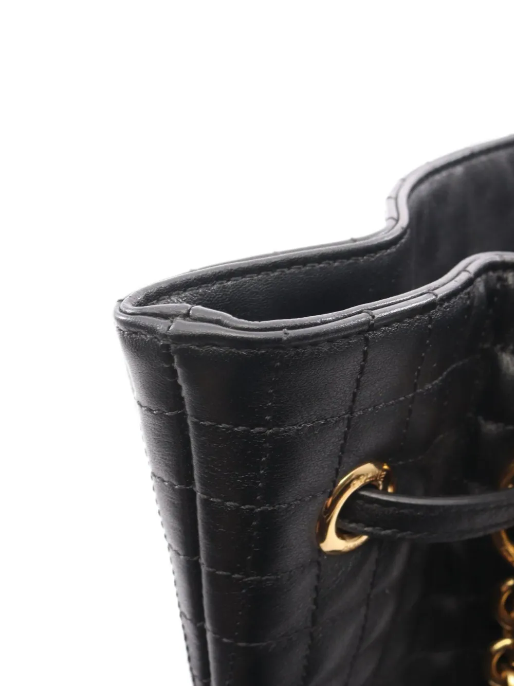 Celine Pre-Owned 2010s Cチャーム キルティング バックパック S