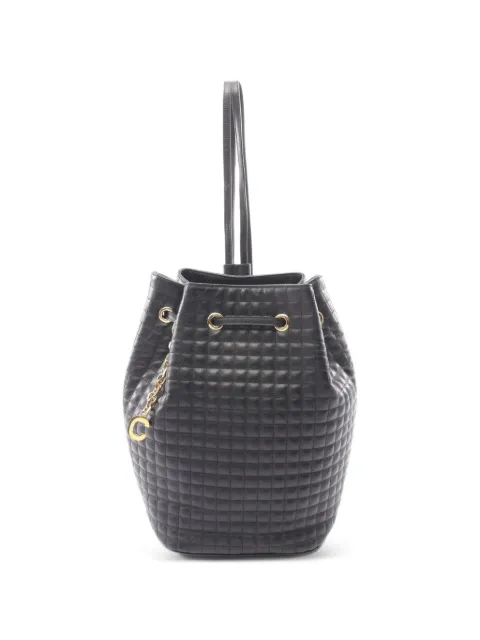 Celine Pre-Owned petit sac à dos à design matelassé et breloque C (années 2010)