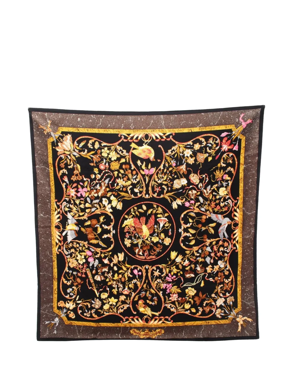Hermès Pre-Owned 2010s 90 Pierres d'Orient et d'Occident scarf - Schwarz