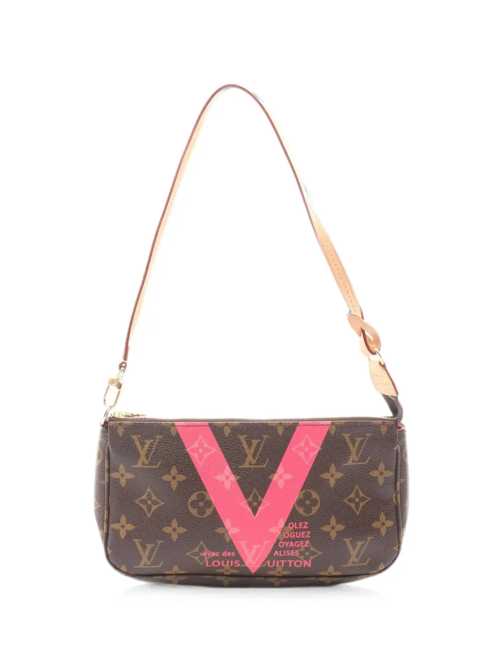 Louis Vuitton Pre-Owned 2015 Monogram V Pochette Accessoires tote bag - Braun