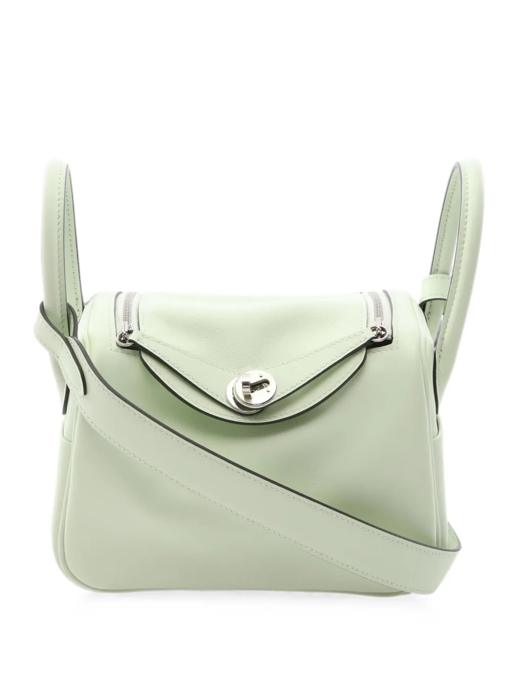 Hermès Pre-Owned 2022 mini Lindy tote bag - Verde