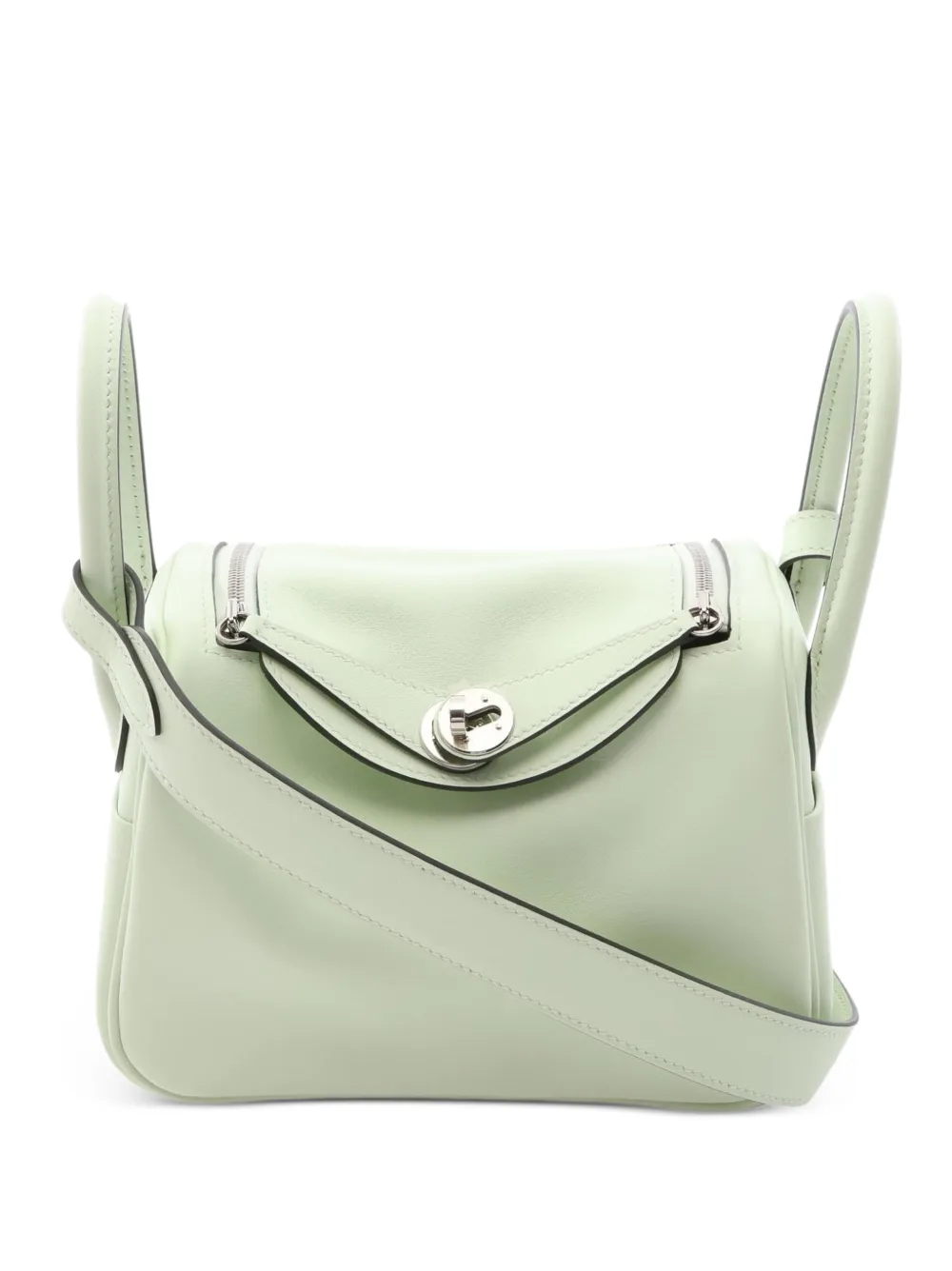 Hermès Pre-Owned 2022 mini Lindy tote bag - Verde