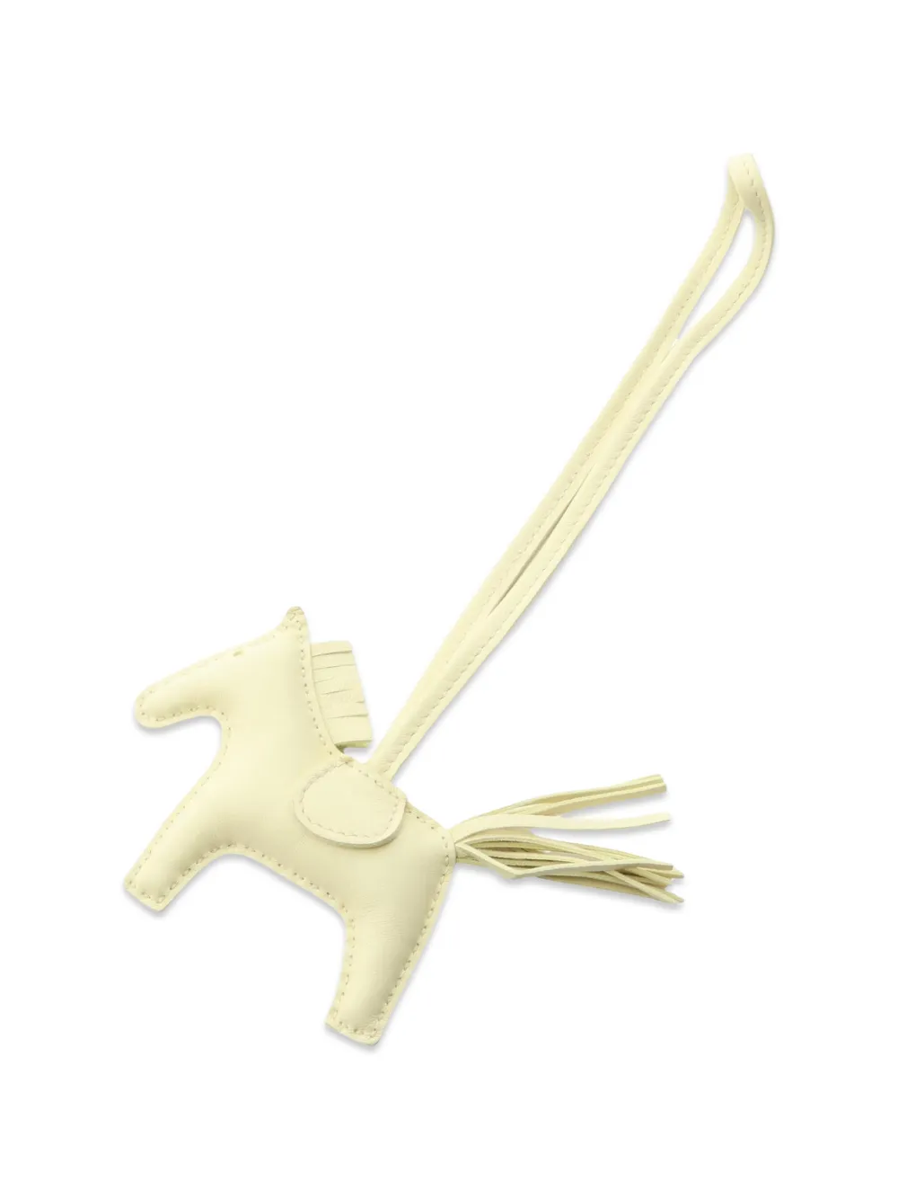 Hermès Pre-Owned 2024 Rodeo PM horse bag charm - Nude