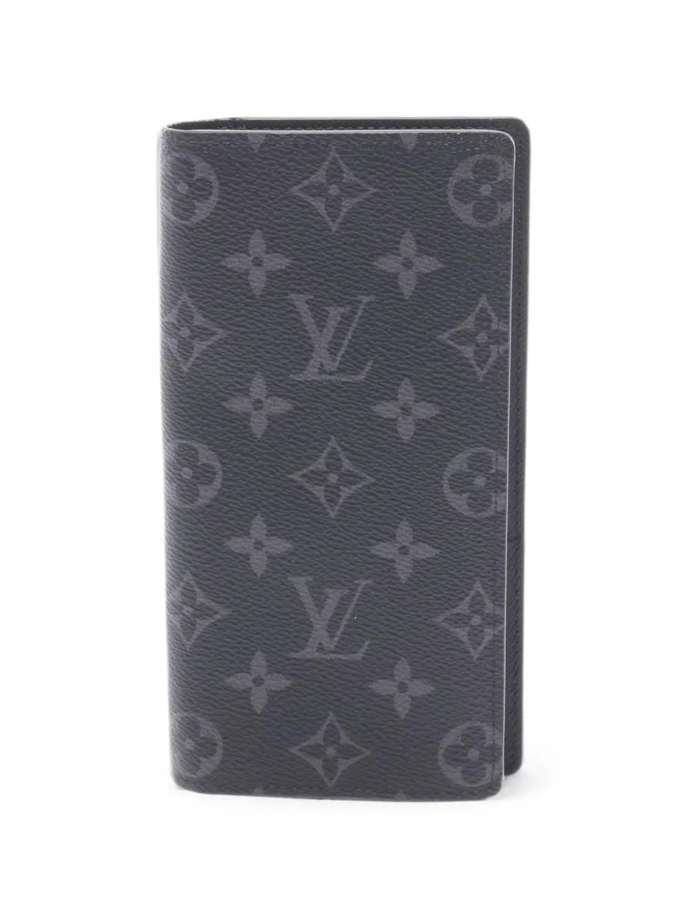 Louis Vuitton Pre-Owned 2021s Brazza Monogram Eclipse wallet - Grigio