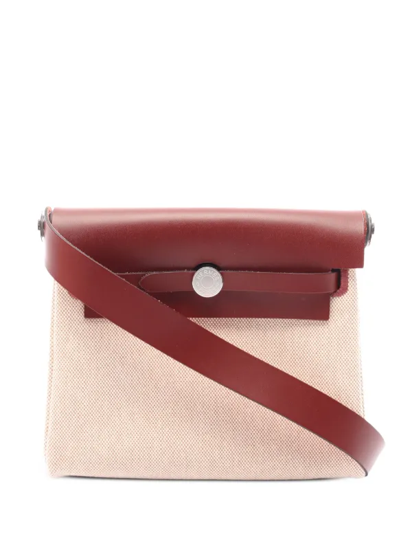 Hermès Pre-owned 2025 Mini Herbag Shoulder Bag in Neutrals