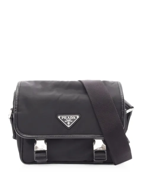 Prada Pre-Owned 2010s Re-Nylon Tessuto Saffiano messenger bag