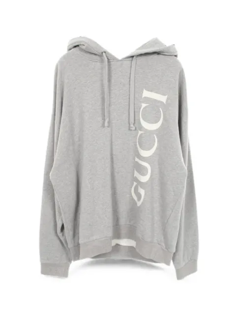 Gucci Pre-Owned 2010s logo print hoodie