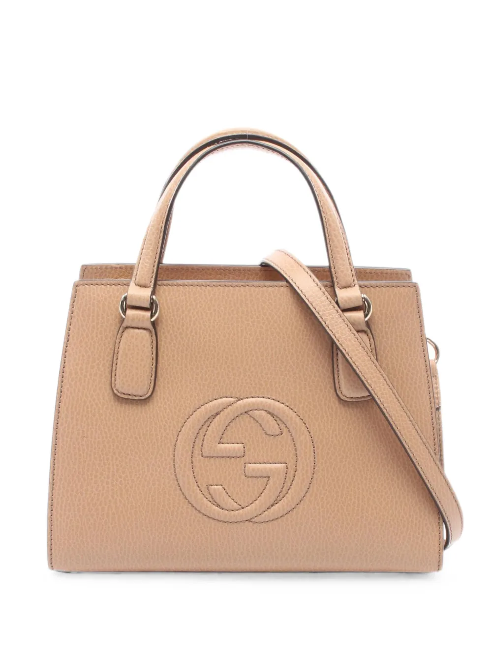 Gucci Pre-Owned 2010s Soho Interlocking-G leather tote bag - Toni neutri