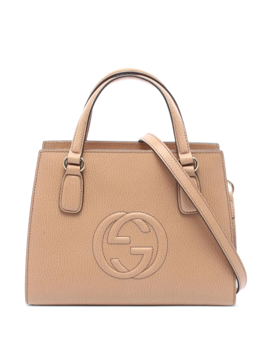 Gucci Pre-Owned 2010s Soho Interlocking-G leather tote bag - Toni neutri