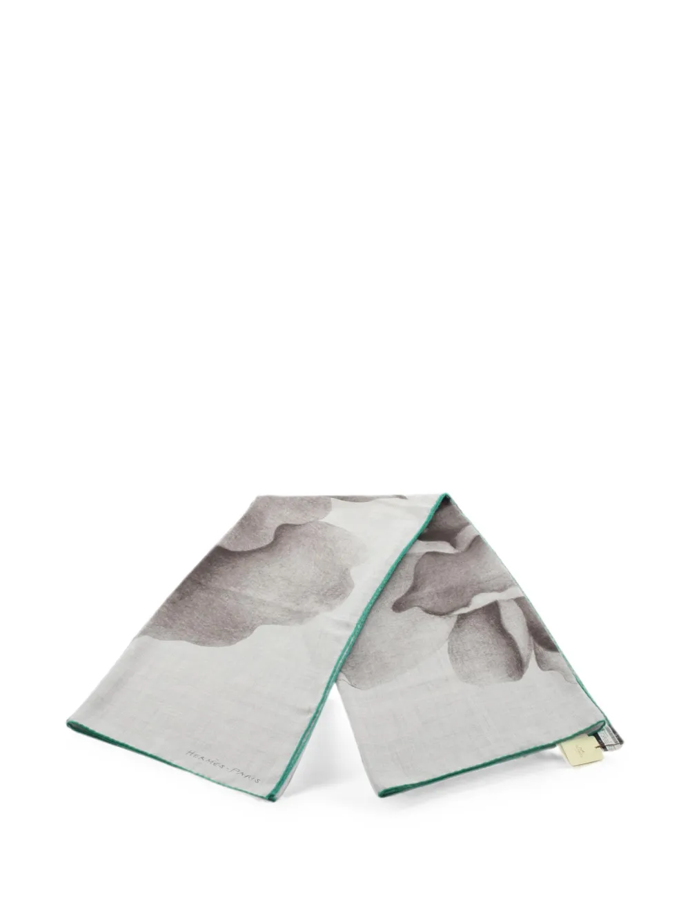 Hermès Pre-Owned 2020s Une Rose pour Alma scarf - Grigio
