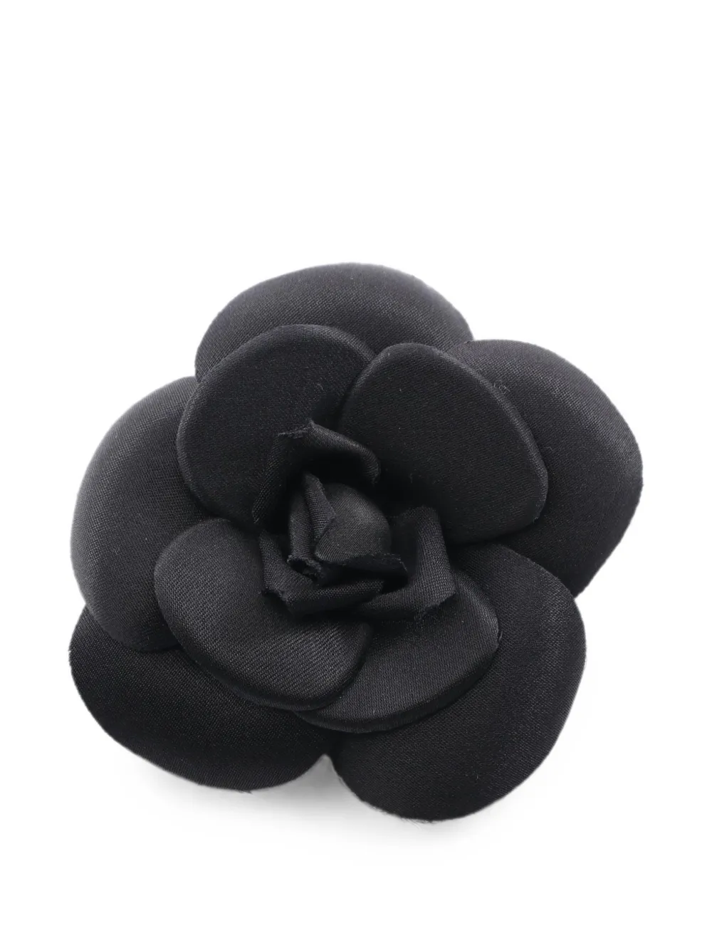 CHANEL Pre-Owned 1986-1988 Camellia brooch - Nero