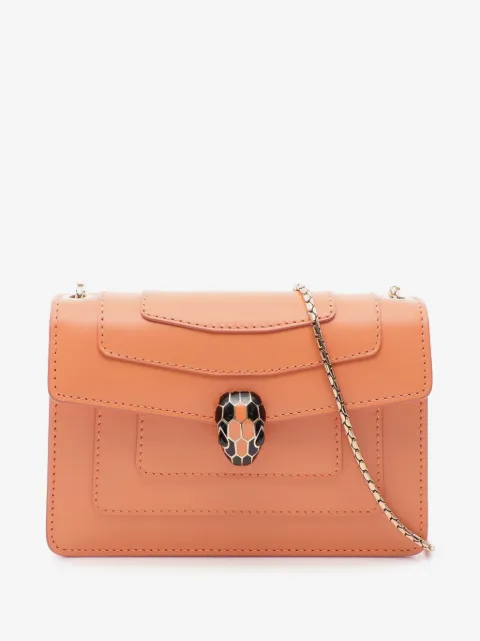 Bvlgari Pre-Owned 2010-2026 Leather Serpenti Forever Chain Flap shoulder bag