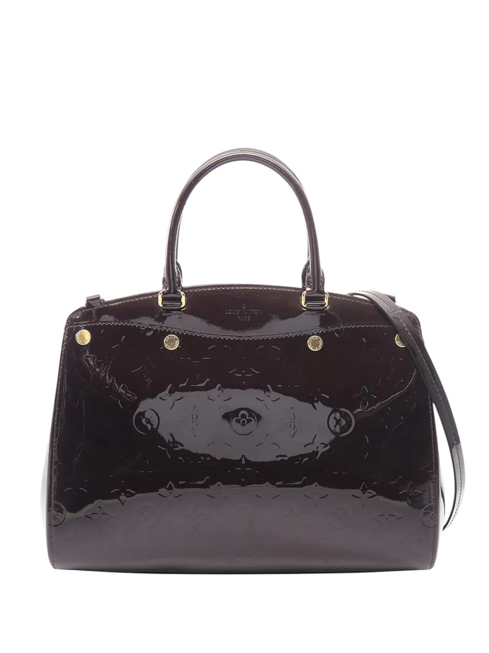Louis Vuitton Pre-Owned 2015 Monogram Vernis Brea MM satchel - Violett