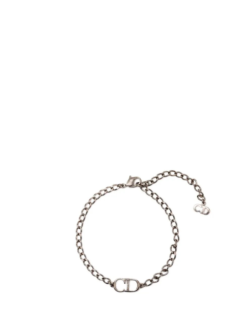 Christian Dior Pre-Owned 2020-2026 Brass CD Logo Bracelet costume bracelet - Argento