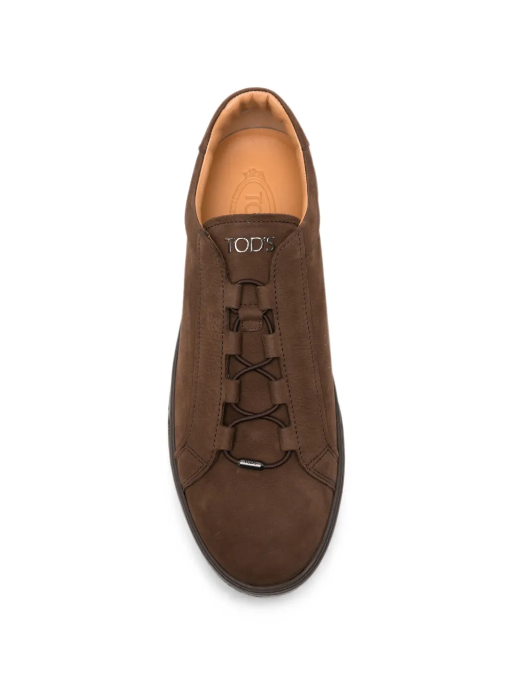 Tod's Gommino-detail lace-up sneakers Bruin