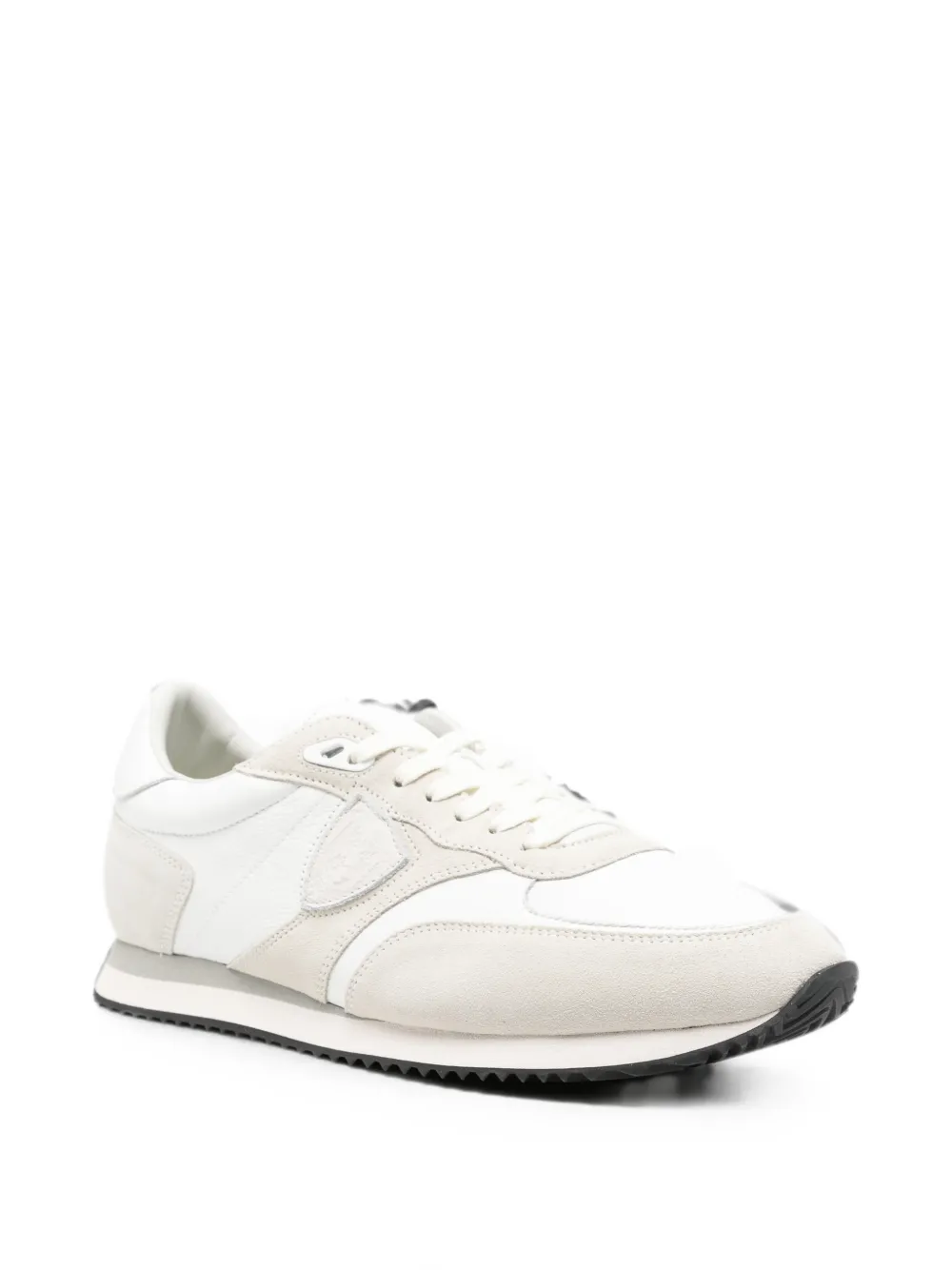 Philippe Model Paris BLVille panelled logo-patch sneakers Wit