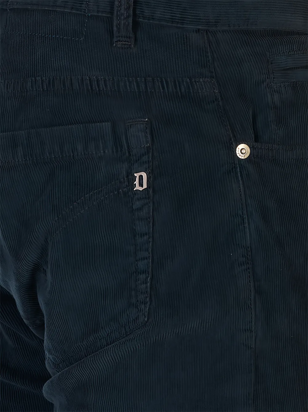 DONDUP Ribfluwelen broek Blauw