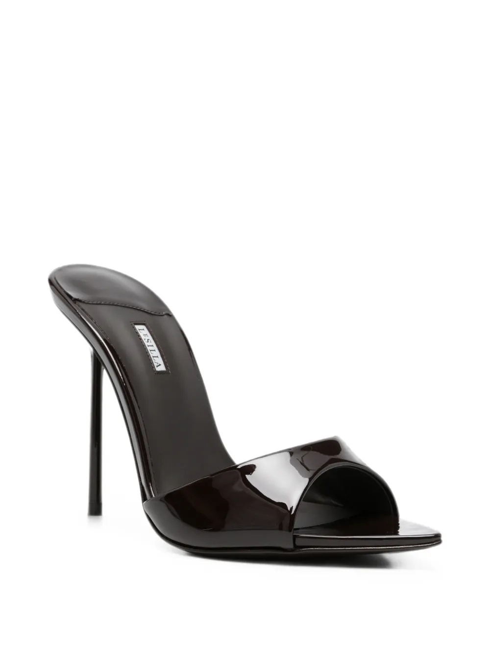 Le Silla Bella pointed-toe leather heeled sandals Bruin