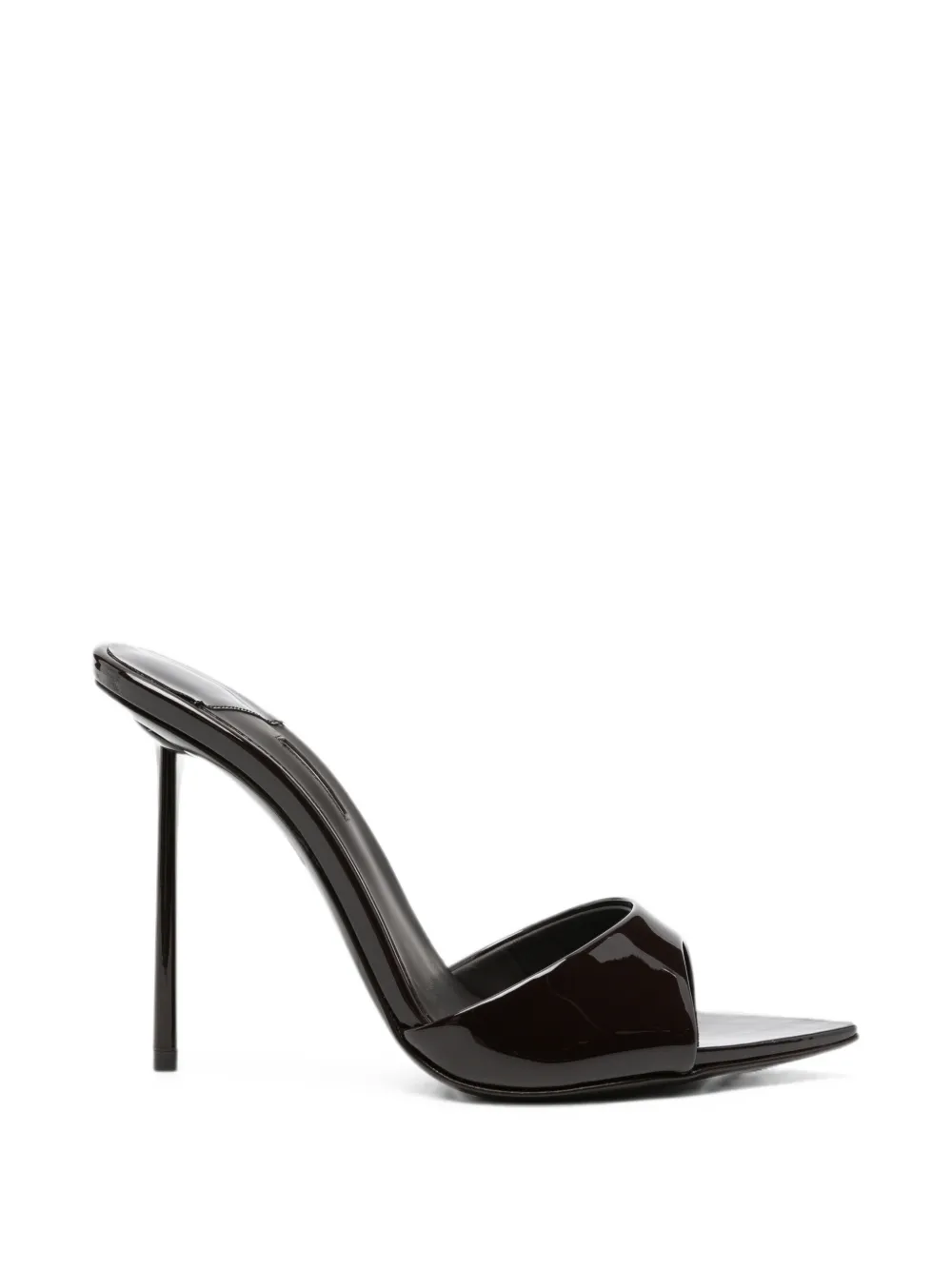 Le Silla Bella pointed-toe leather heeled sandals - Marrone