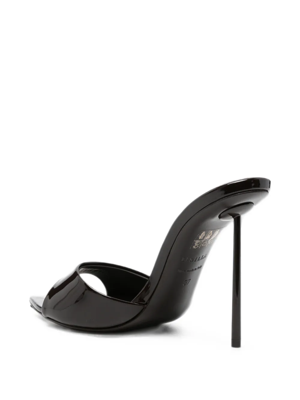 Le Silla Bella pointed-toe leather heeled sandals Bruin