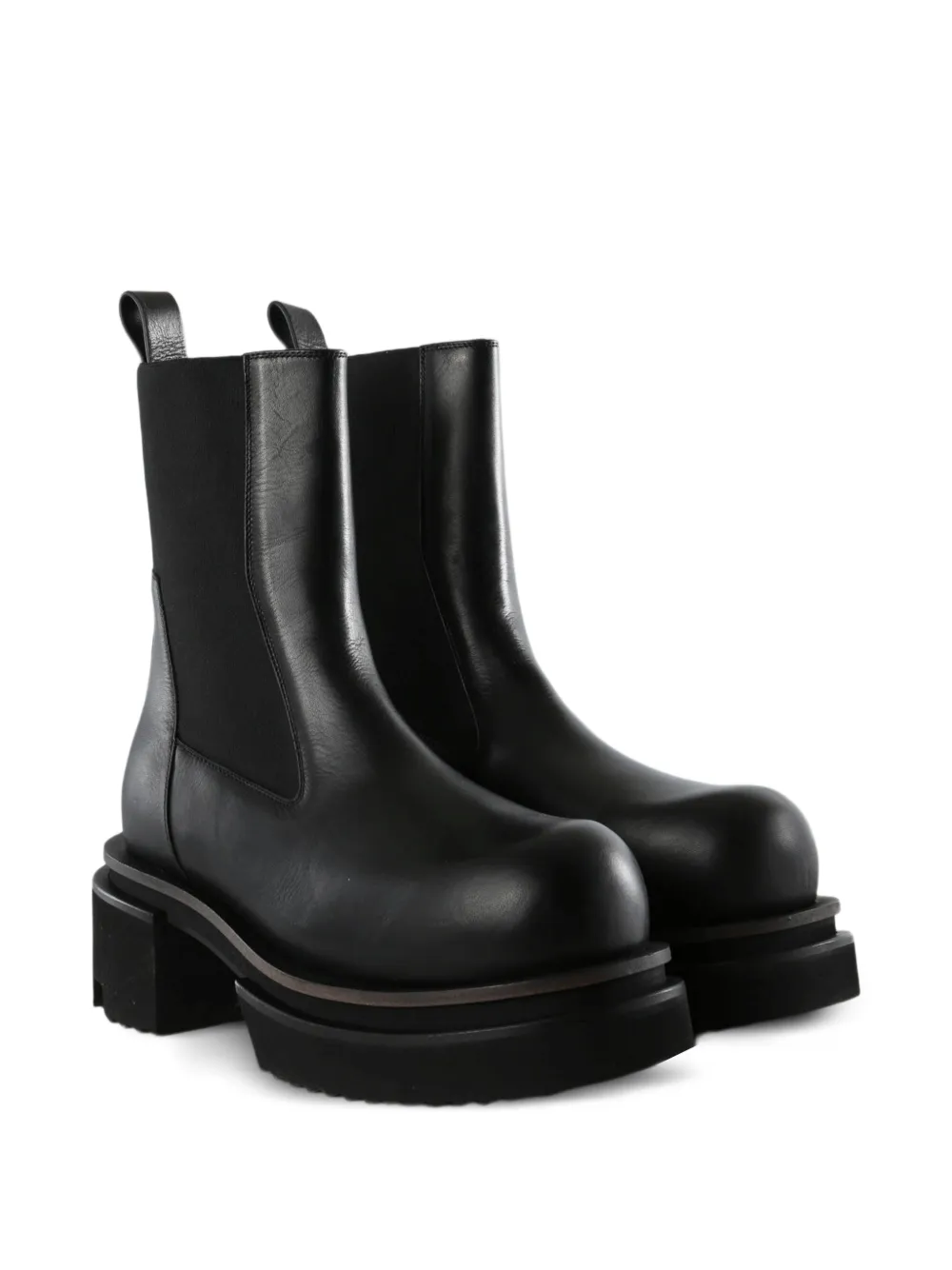 Rick Owens chunky-sole chelsea boots Zwart