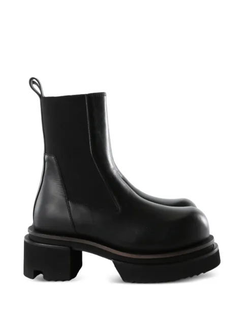 Rick Owens botas chelsea con suela gruesa