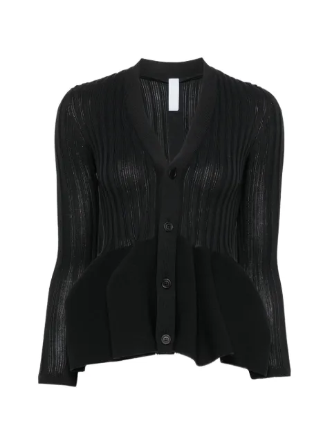 CFCL Pottery ribbed peplum cardigan