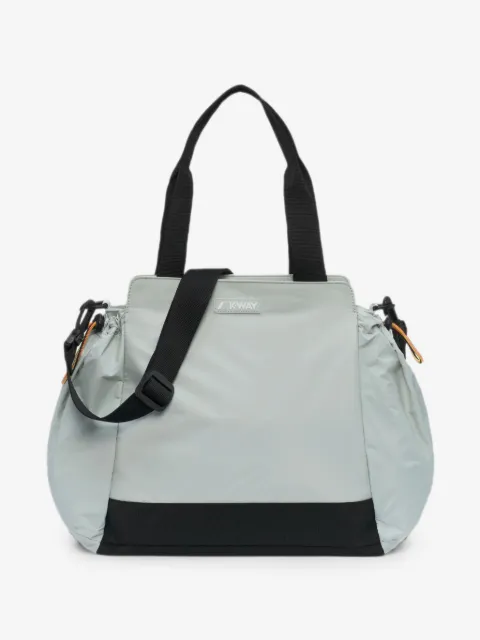 K-Way Aisy logo-patch tote bag