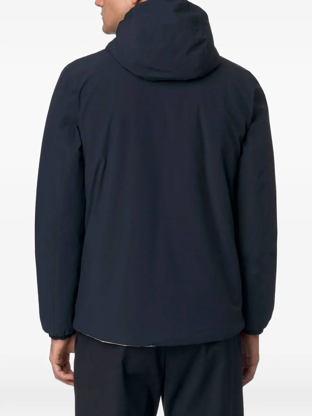 K-Way Jack St omkeerbaar jack met capuchon Blauw