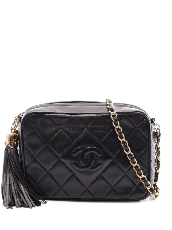 CHANEL Pre-Owned 1989-1991 ココマーク ダイヤモンド マトラッセ 