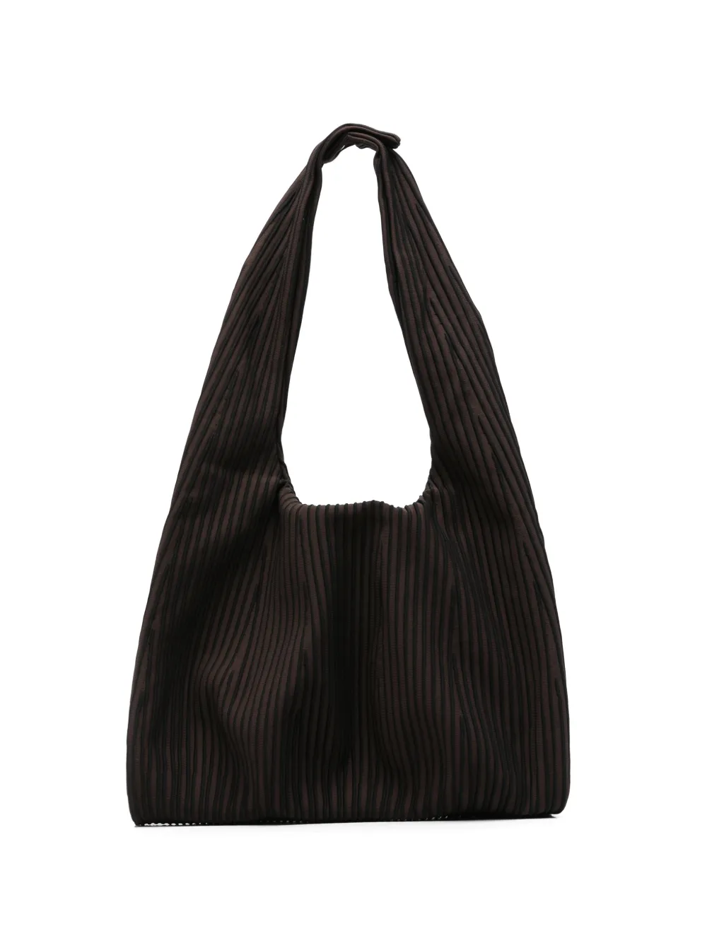 CFCL large Dayfuku pleated shoulder bag - Marrone