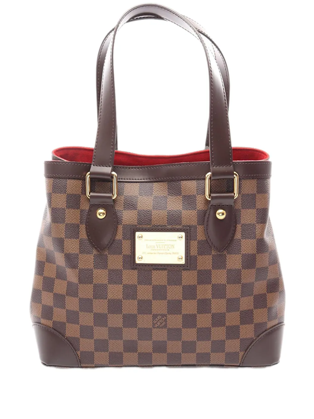Louis Vuitton Pre-Owned 2008 Damier Ebene Hampstead PM tote bag - Braun